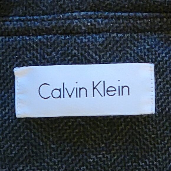 Calvin Klein Draped Ruffle Open Front Blazer Jacket - 8 - Picture 5 of 6